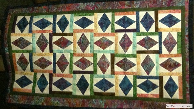 Interwoven Diamond Quilt class