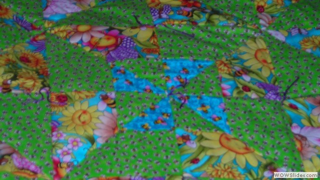 Katelyn's double pinwheel quilt