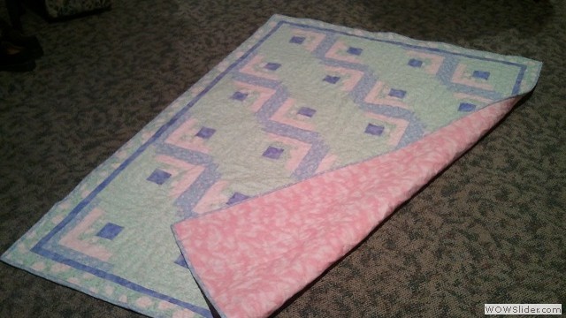 Log Cabin Spring front and back