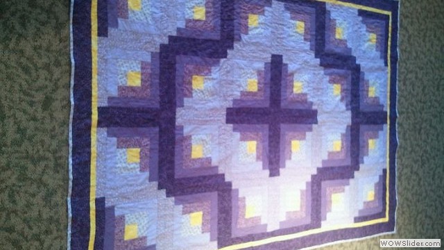 Purple Passion Log Cabin