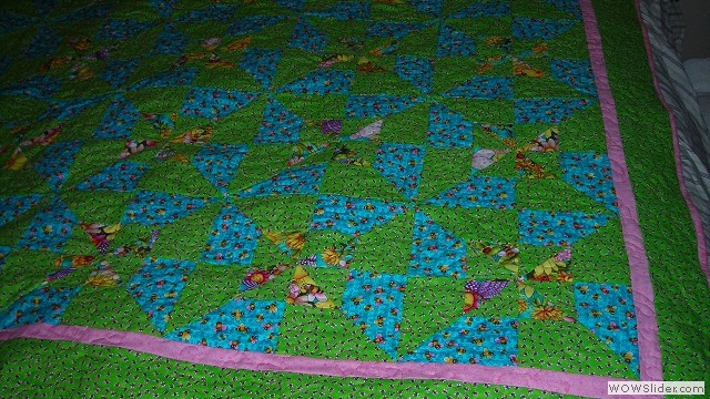 Samantha's double pinwheel quilt
